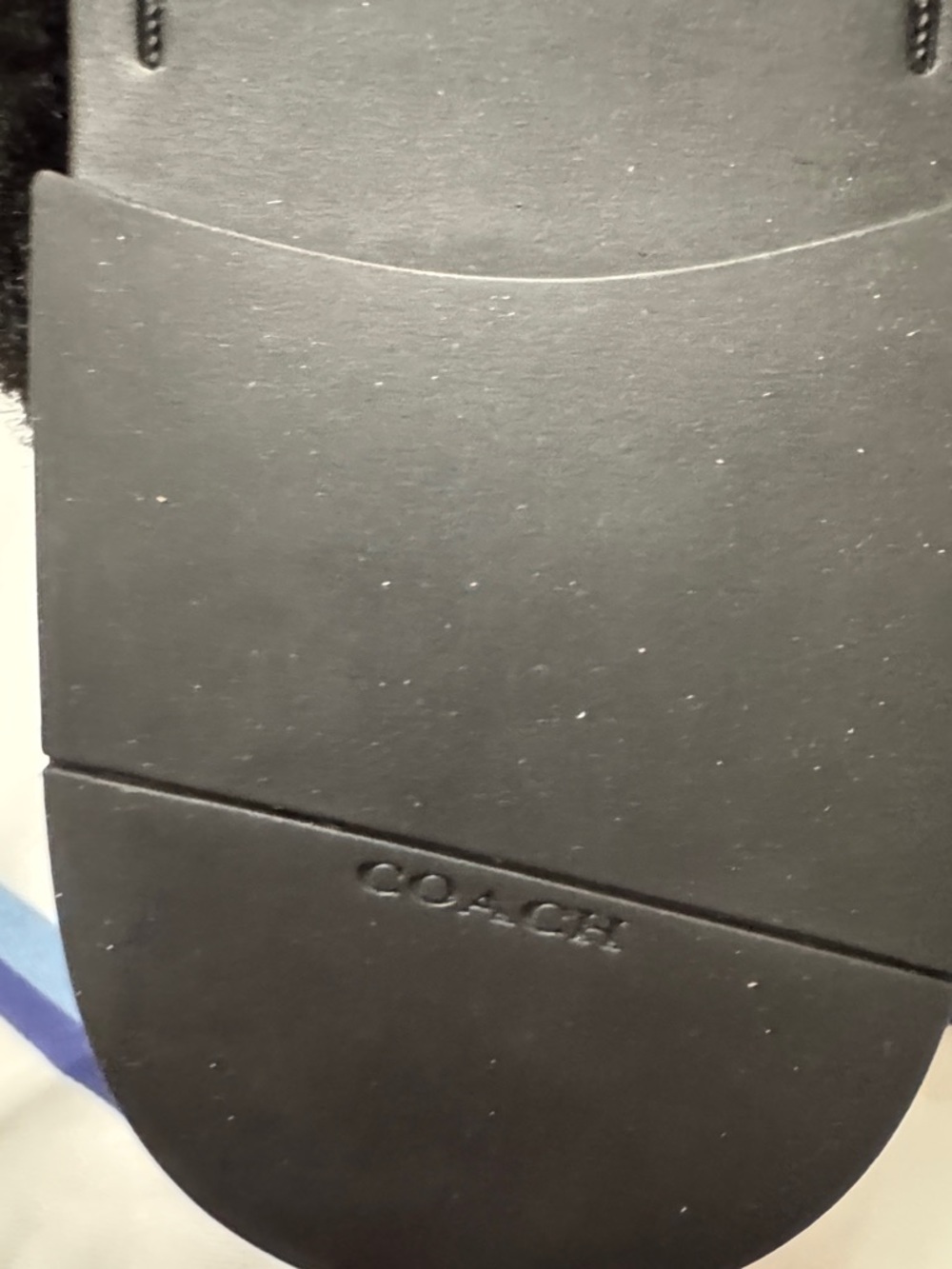 Coach Black Faux-Fur Slide Mules 9B NWT - Picture 7 of 8